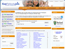 Tablet Screenshot of eastmidlandsjobs.co.uk